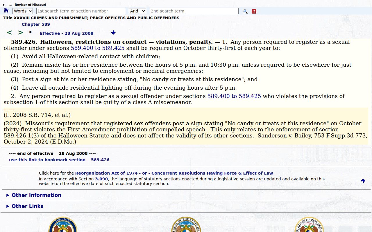 Dallas County sex offender registry residence and conduct restrictions